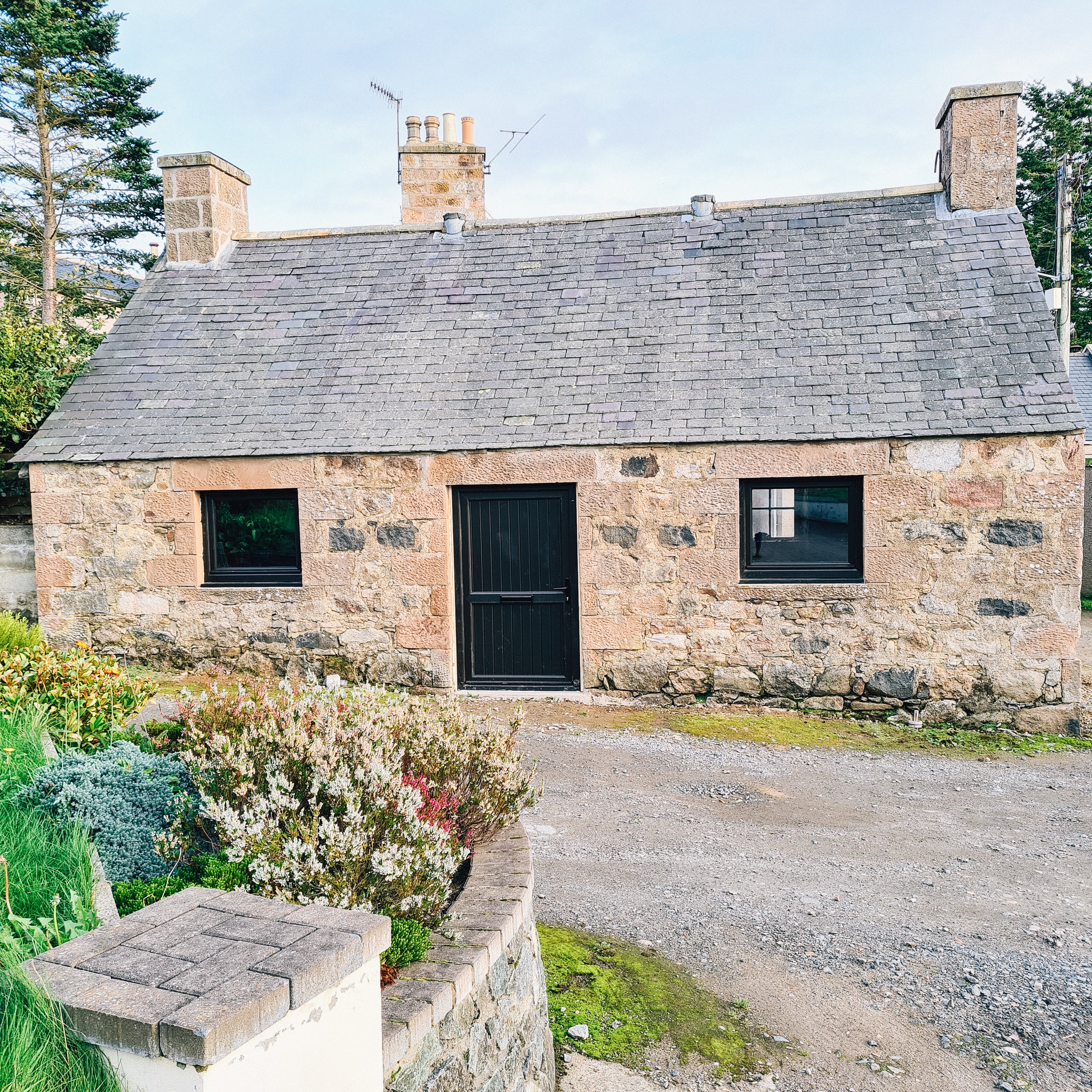 an old blacksmiths cottage called the smiddy - ingrained inc's workshop building 