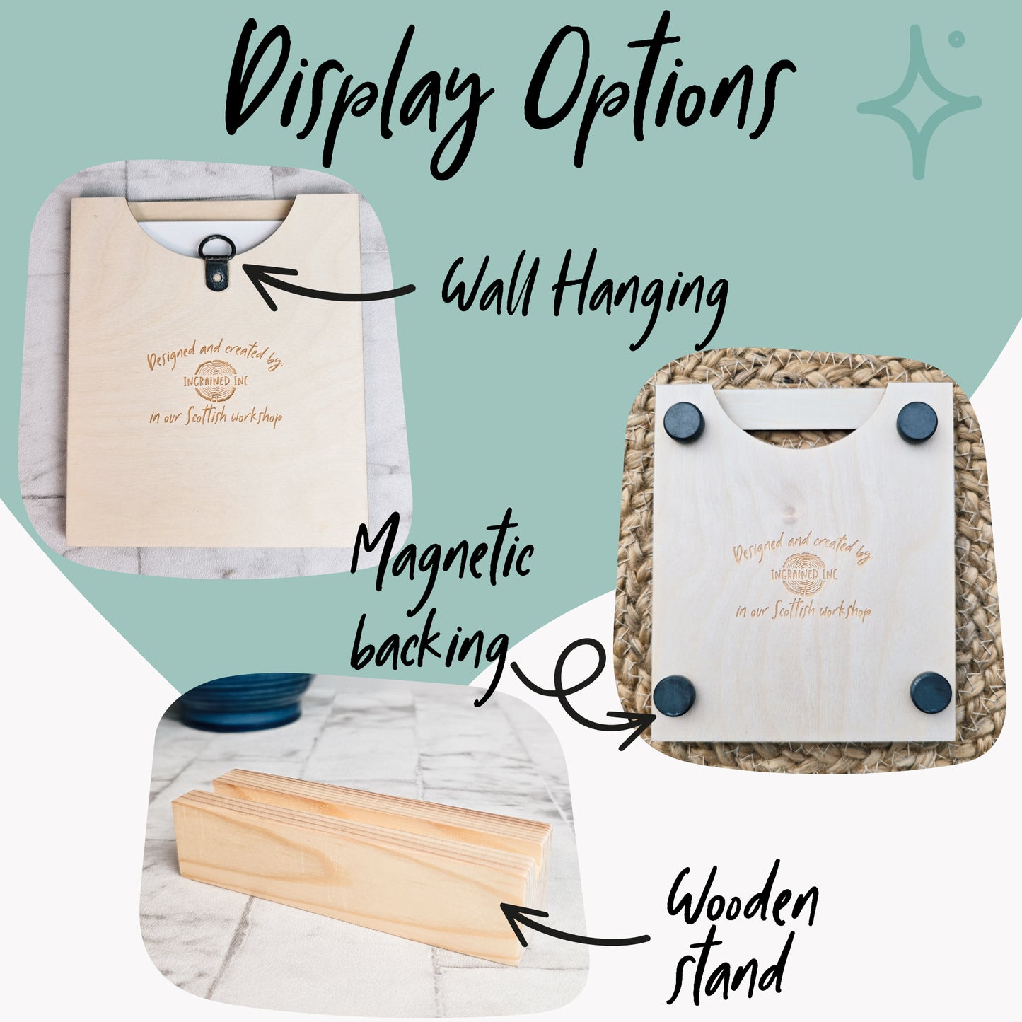 Remember When - Personalised Wooden Engraved Photo Frame