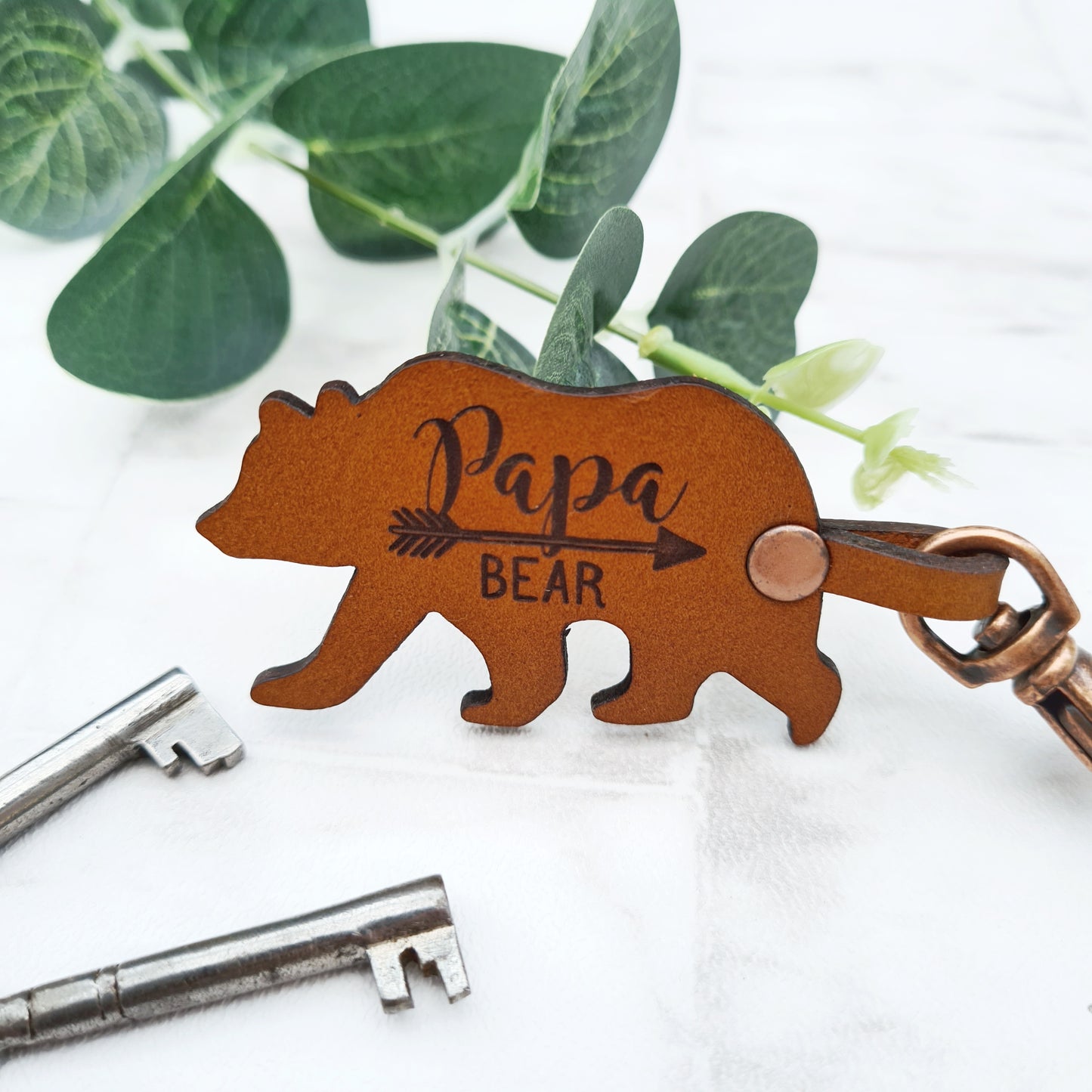 Papa Bear Keyring