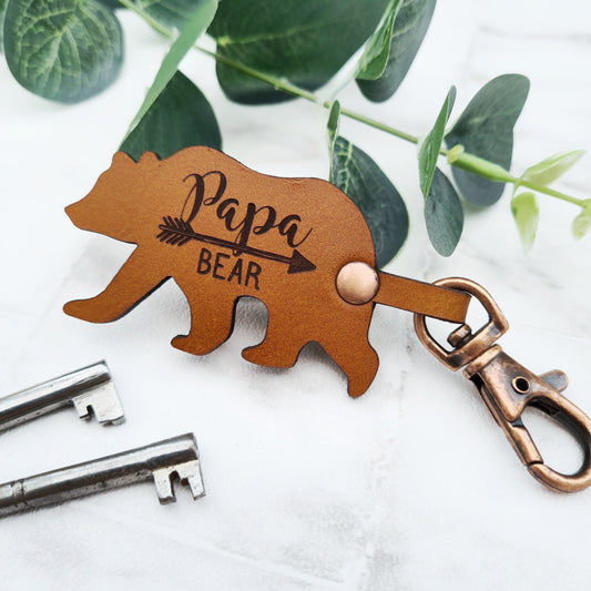 Papa Bear Keyring