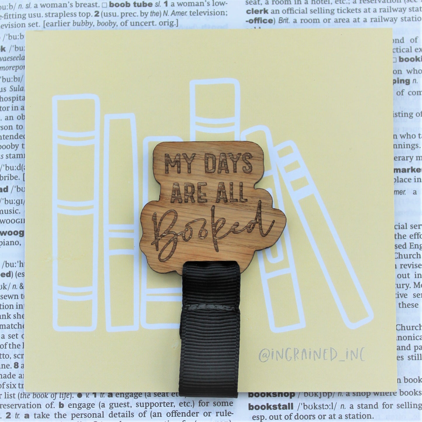 My Days Are All Booked Bookmark
