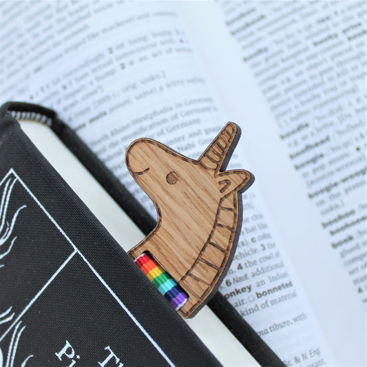 Rainbow Unicorn Bookmark