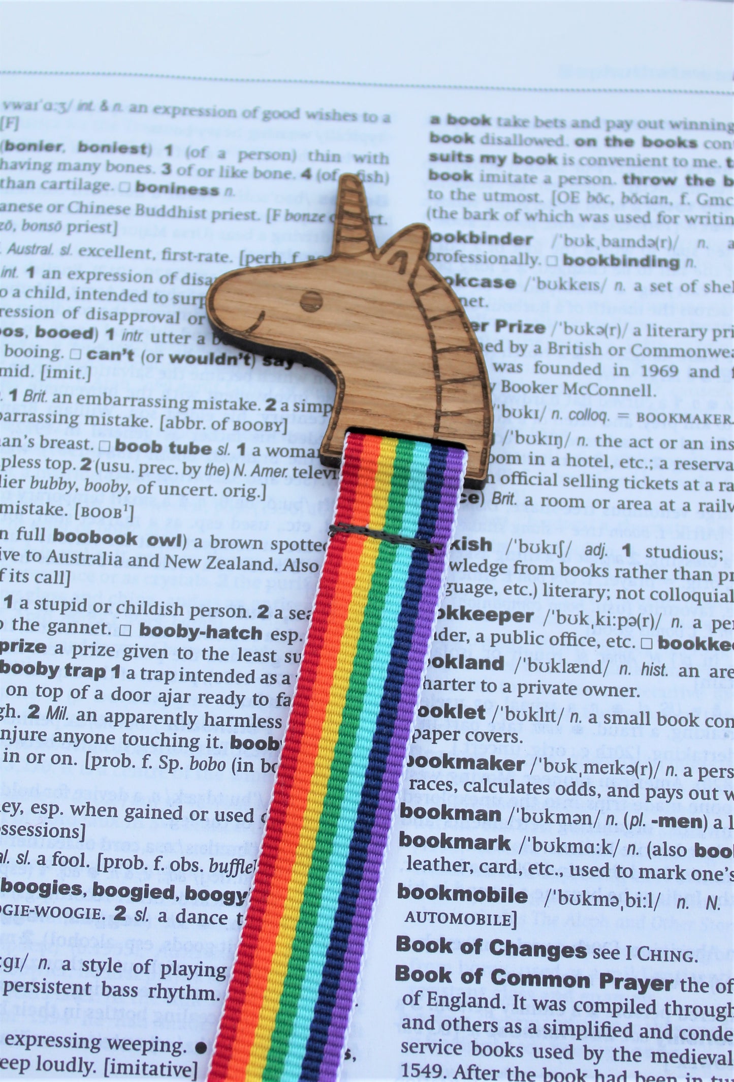 Rainbow Unicorn Bookmark