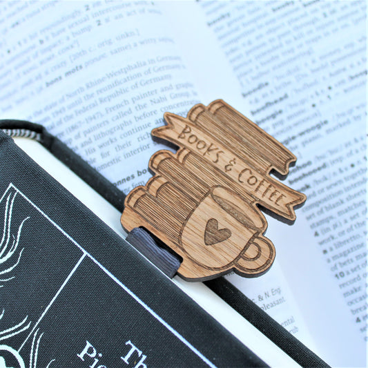 Books and Coffee Bookmark
