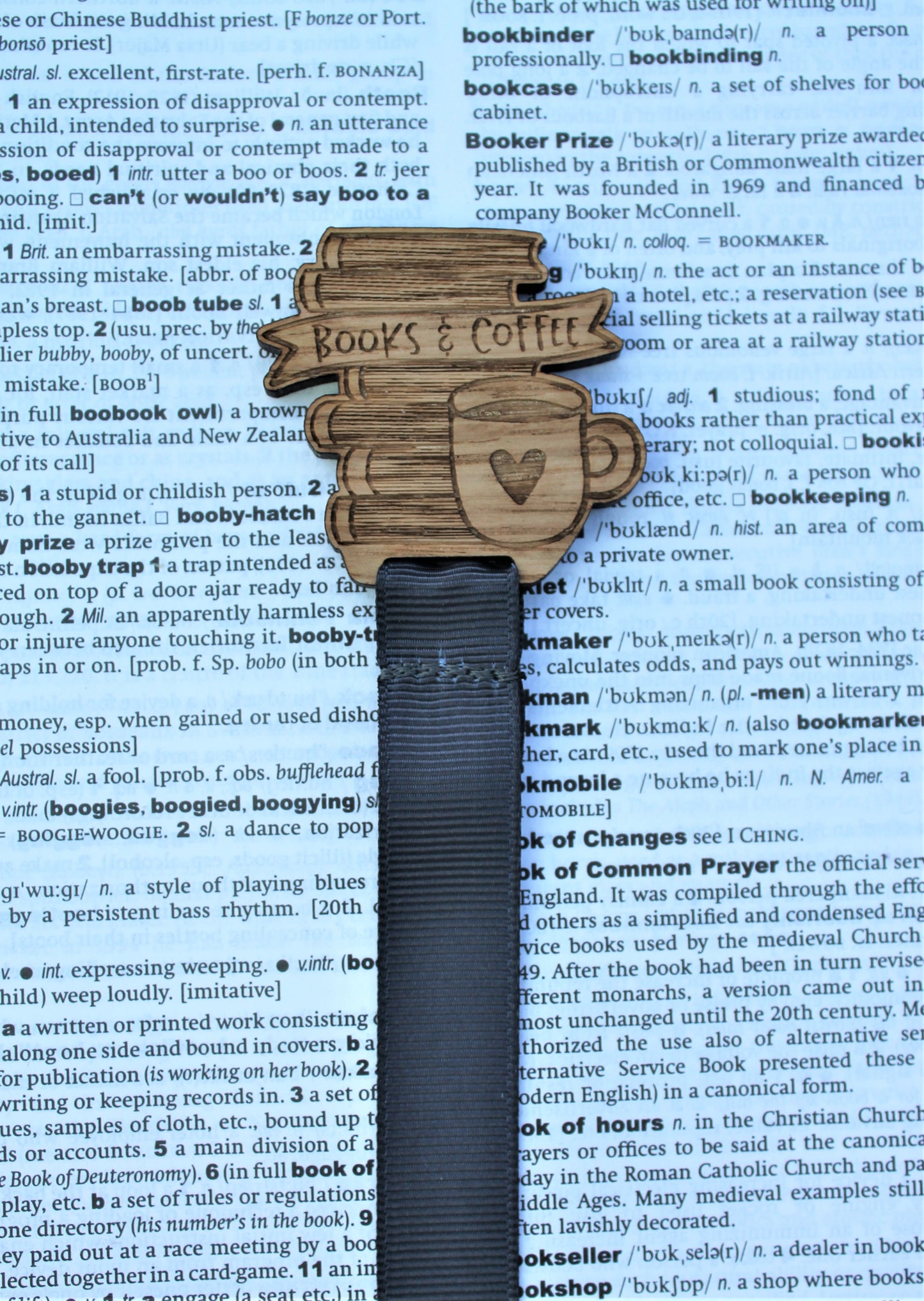 Books and Coffee Bookmark