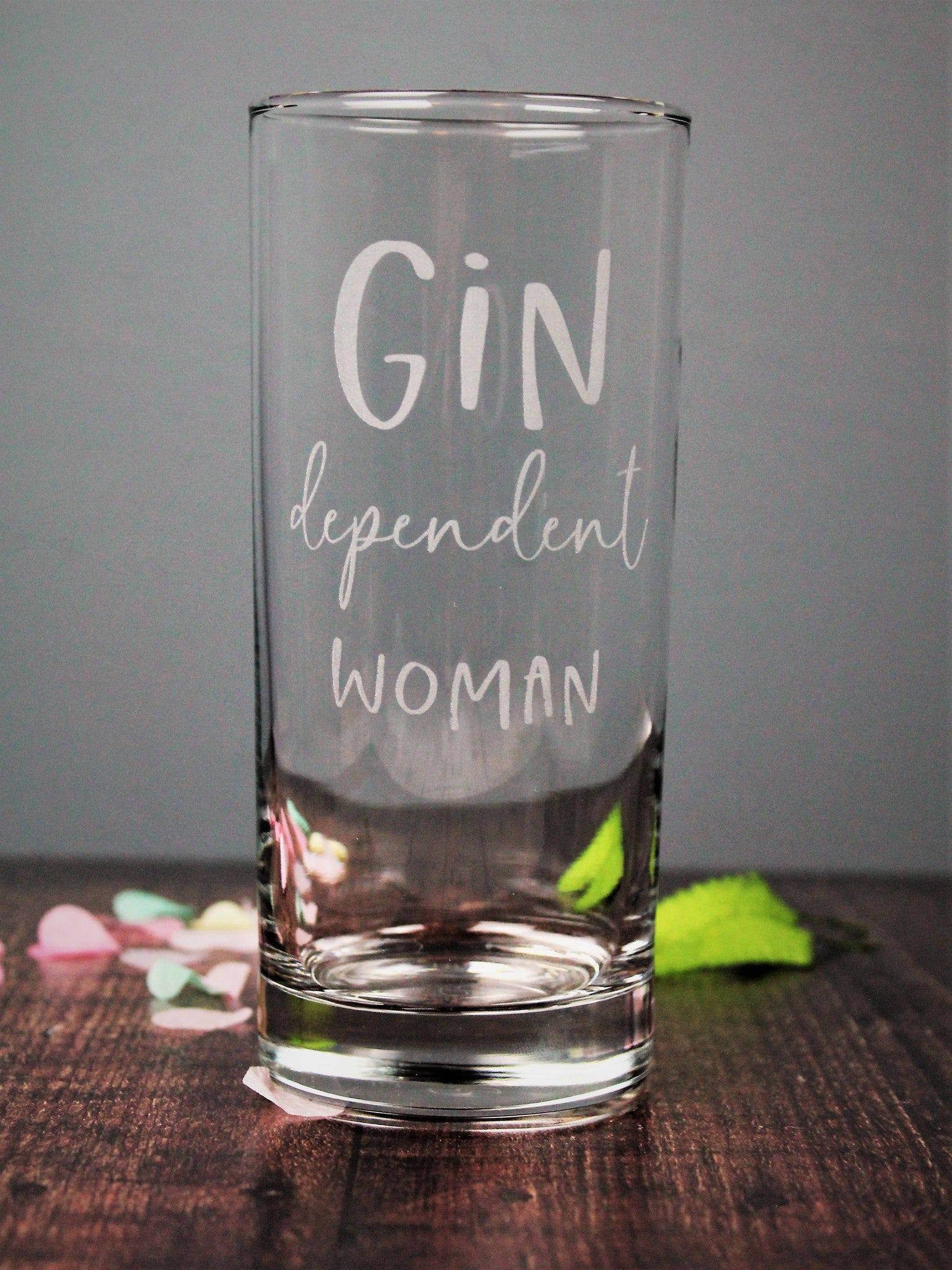 Gin glass for her ideal birthday gift for woman 60th birthday
