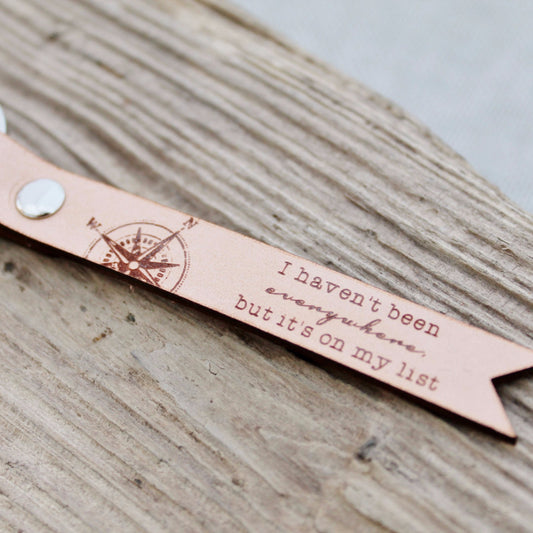 I Havent been Everywhere but its on my List - Custom Keyring