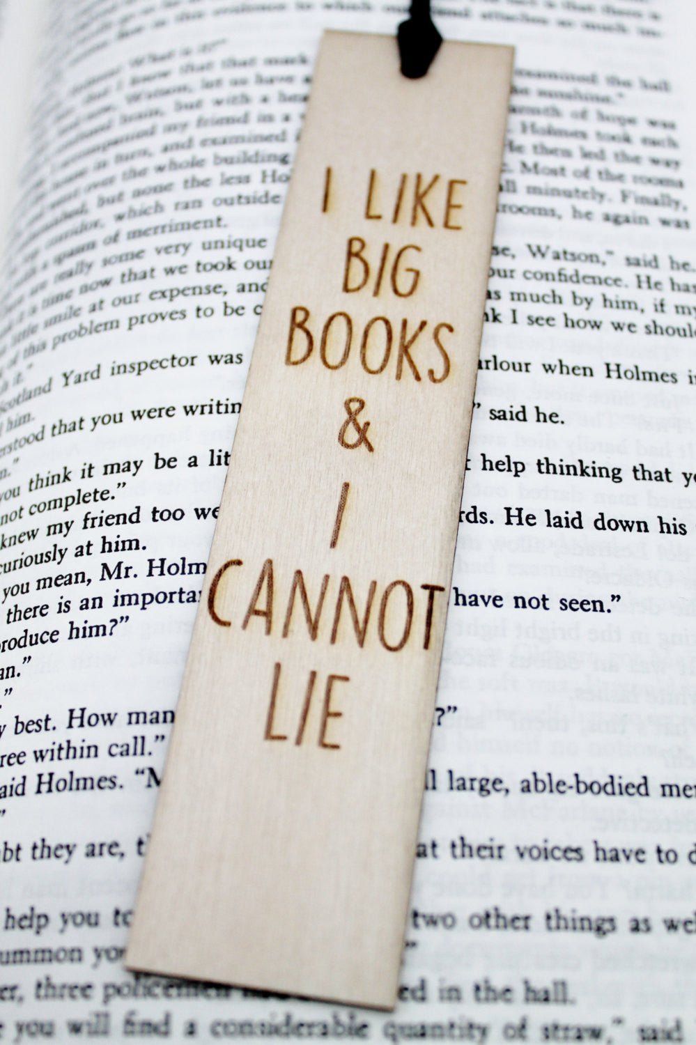 I Like Big Books and I Cannot Lie Funny Bookmark