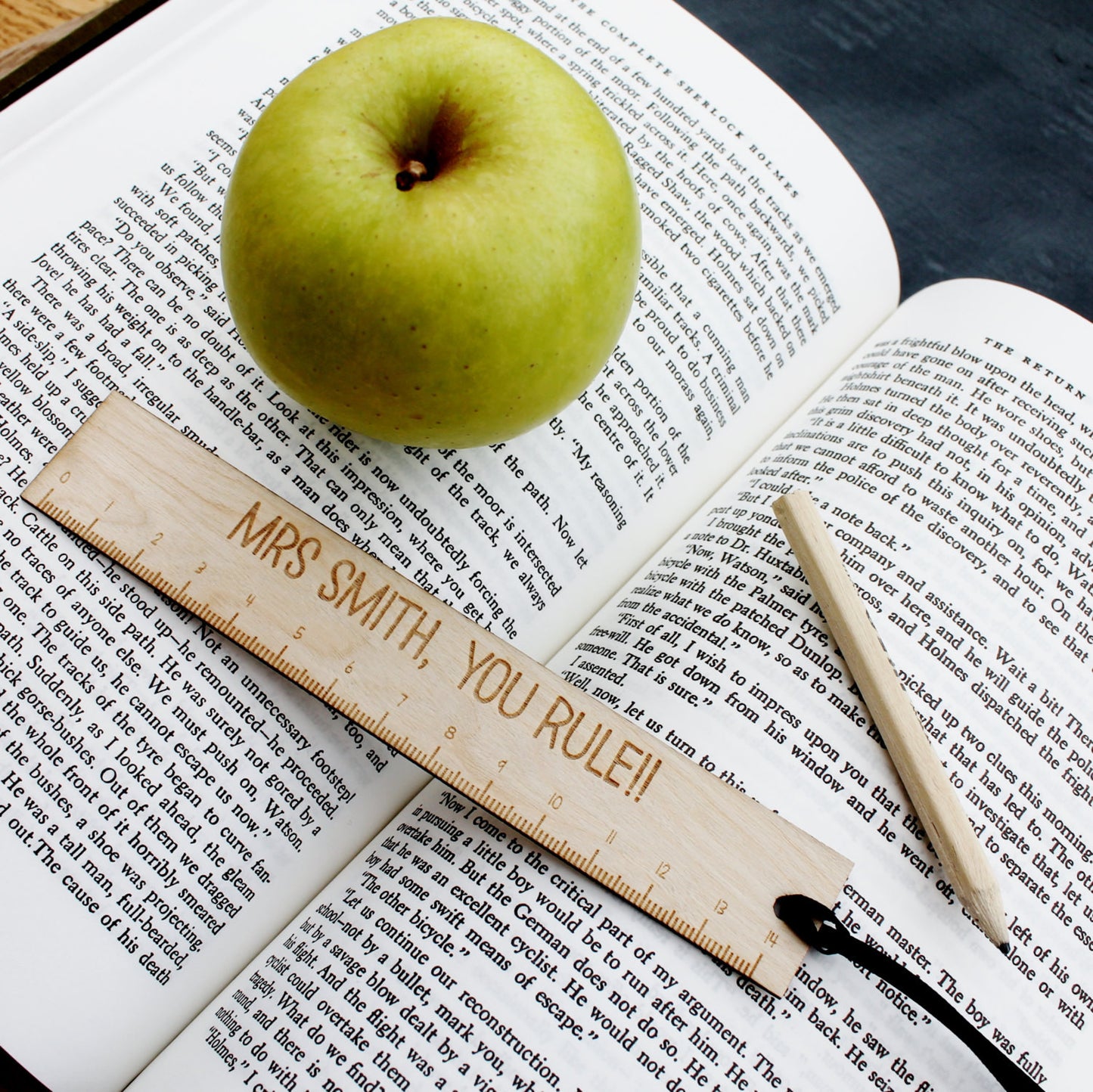 Custom Teacher Gift - Ruler Bookmark