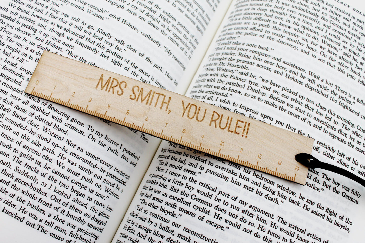 Custom Teacher Gift - Ruler Bookmark