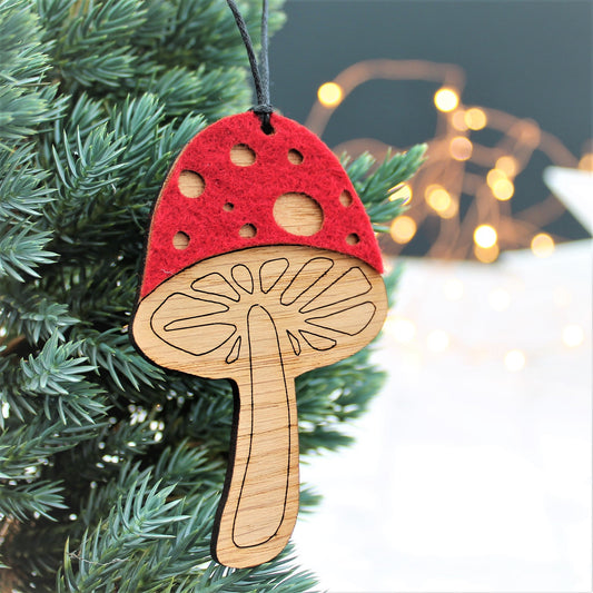 Toadstool Bauble Set