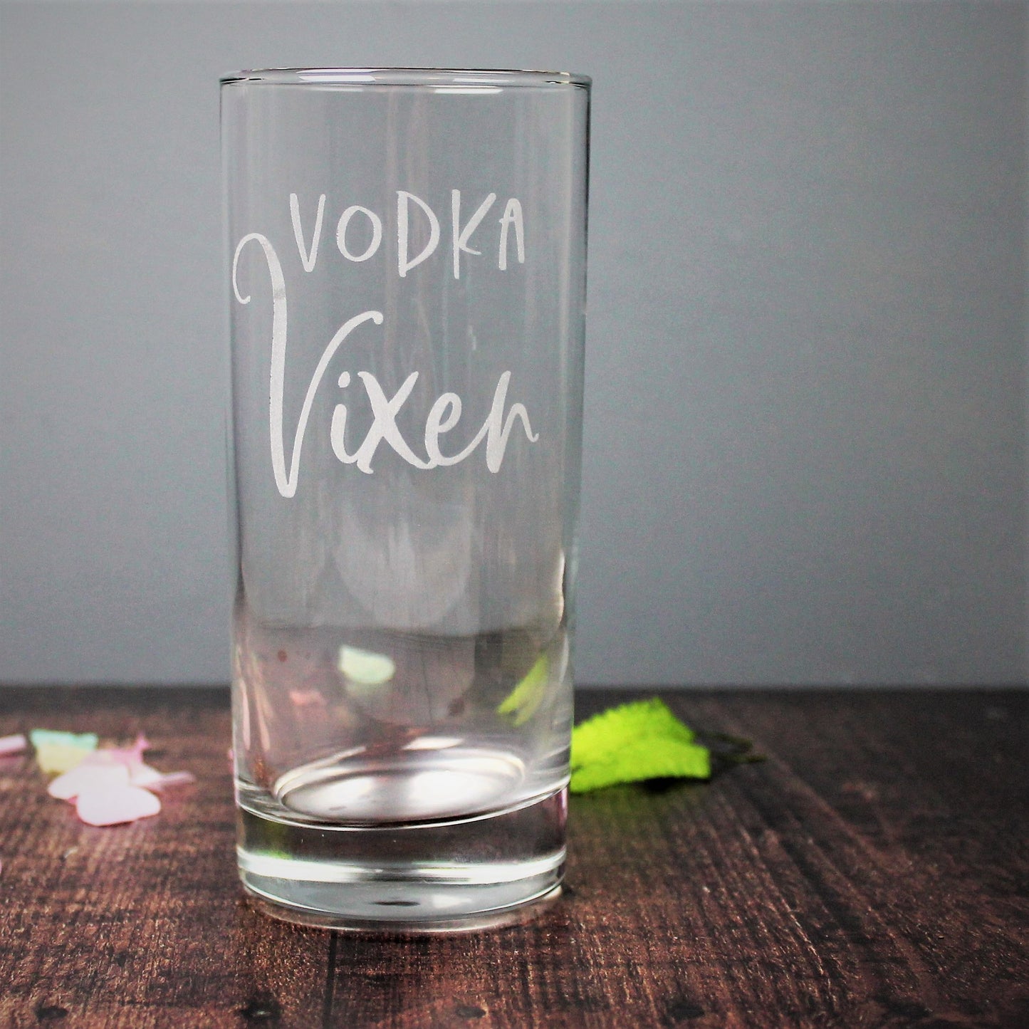 Tall vodka glass gifts for women - vodka vixen