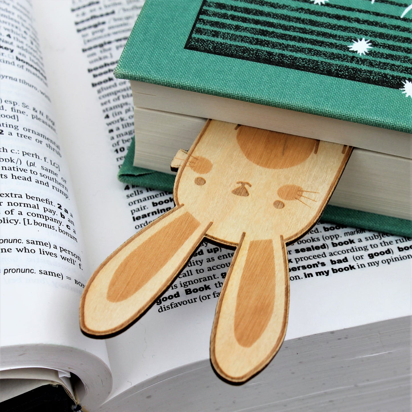 Wooden Bunny Rabbit Bookmark