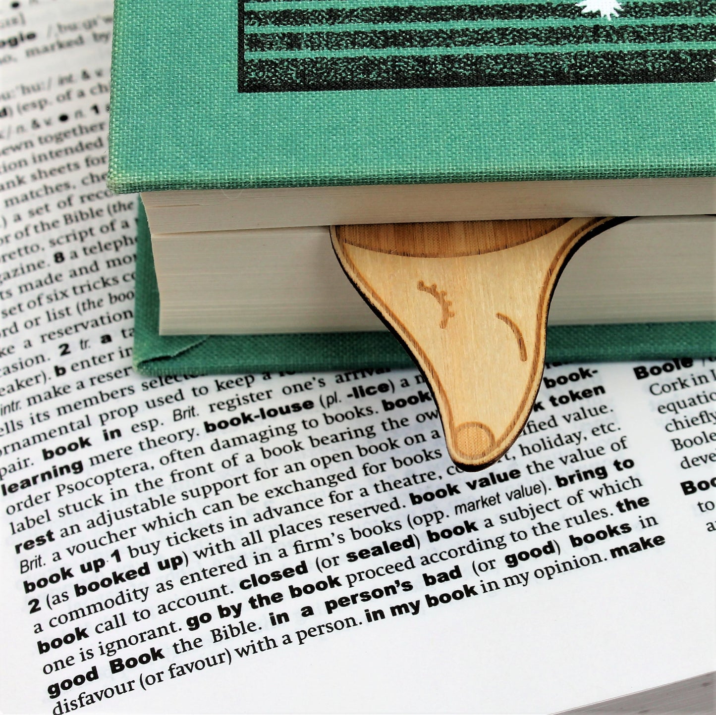 Wooden Dog Dachshund Bookmark