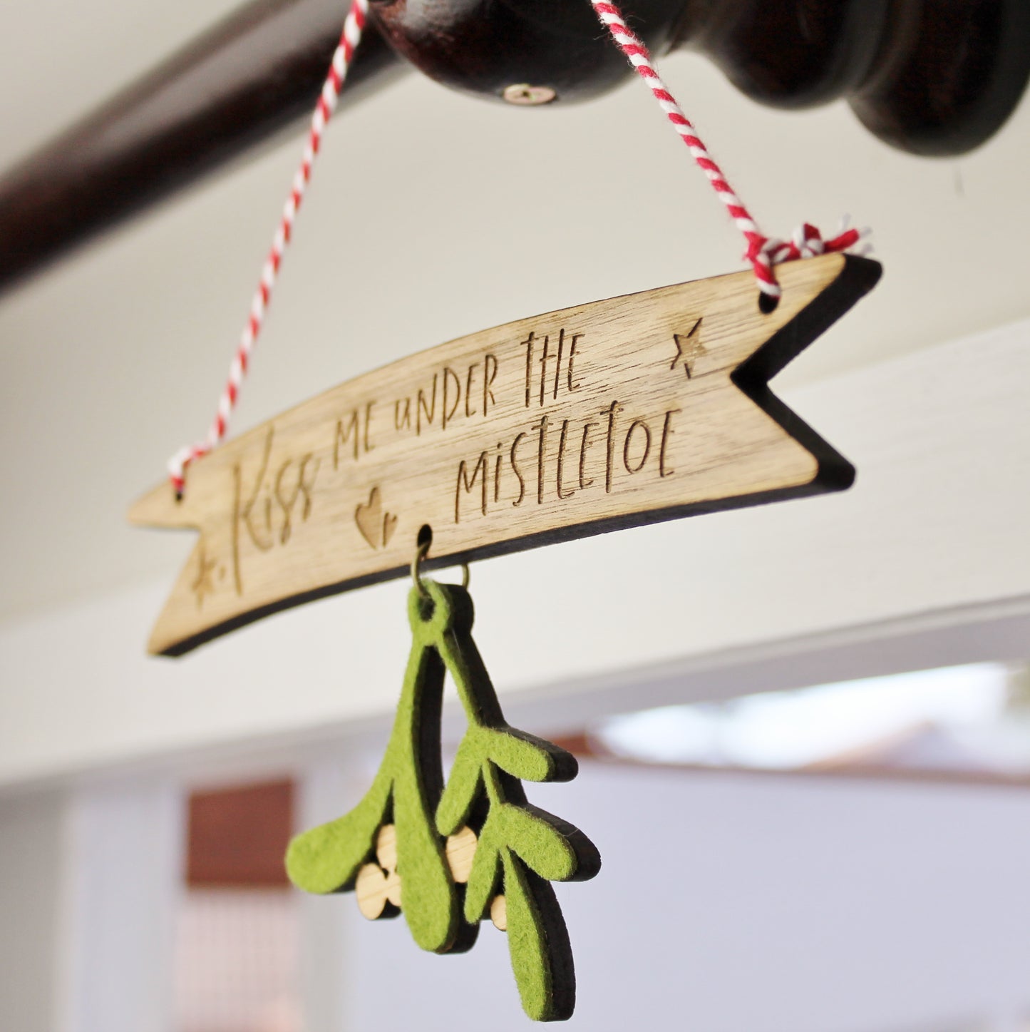 Mistletoe Hanging Christmas Decoration