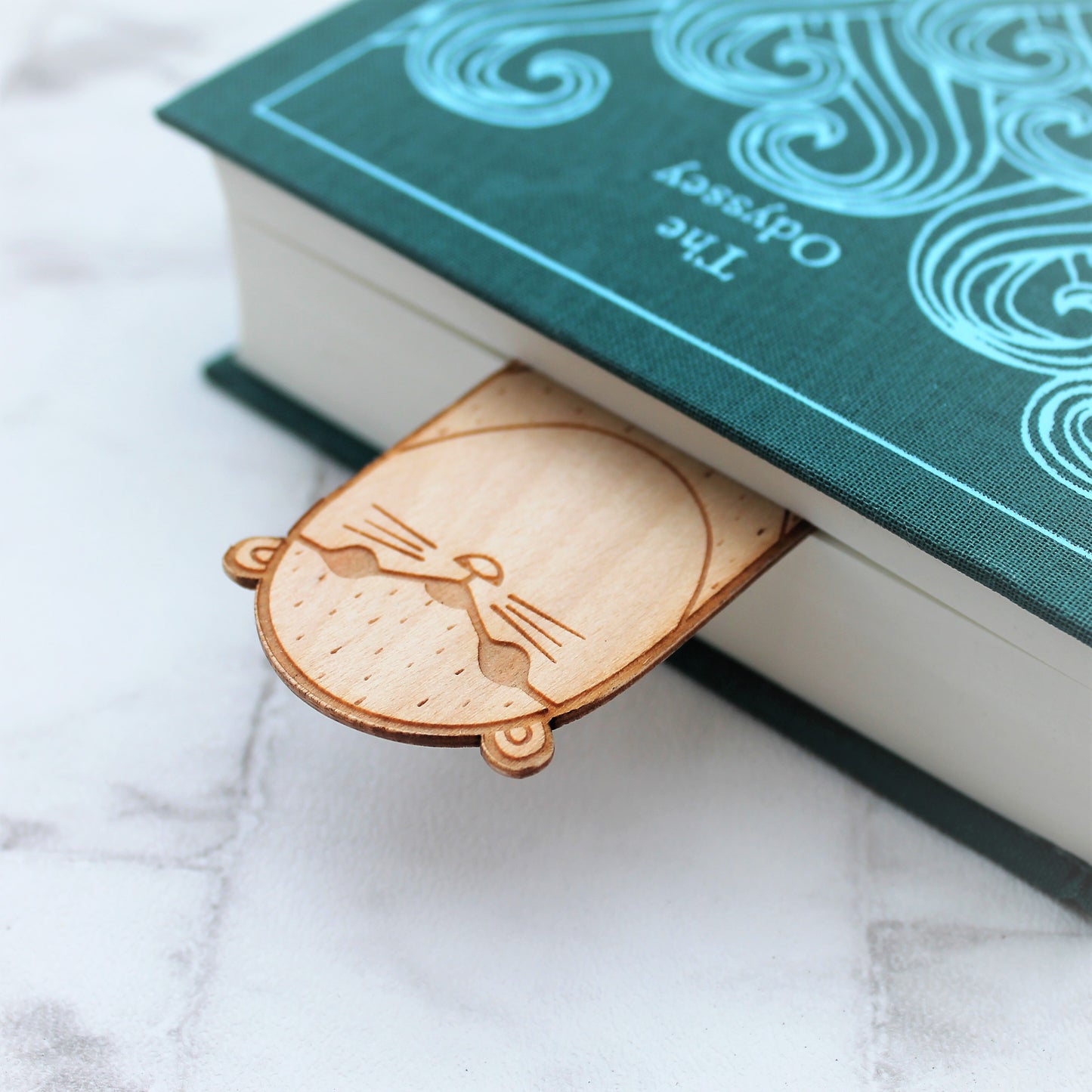Wooden Otter Bookmark