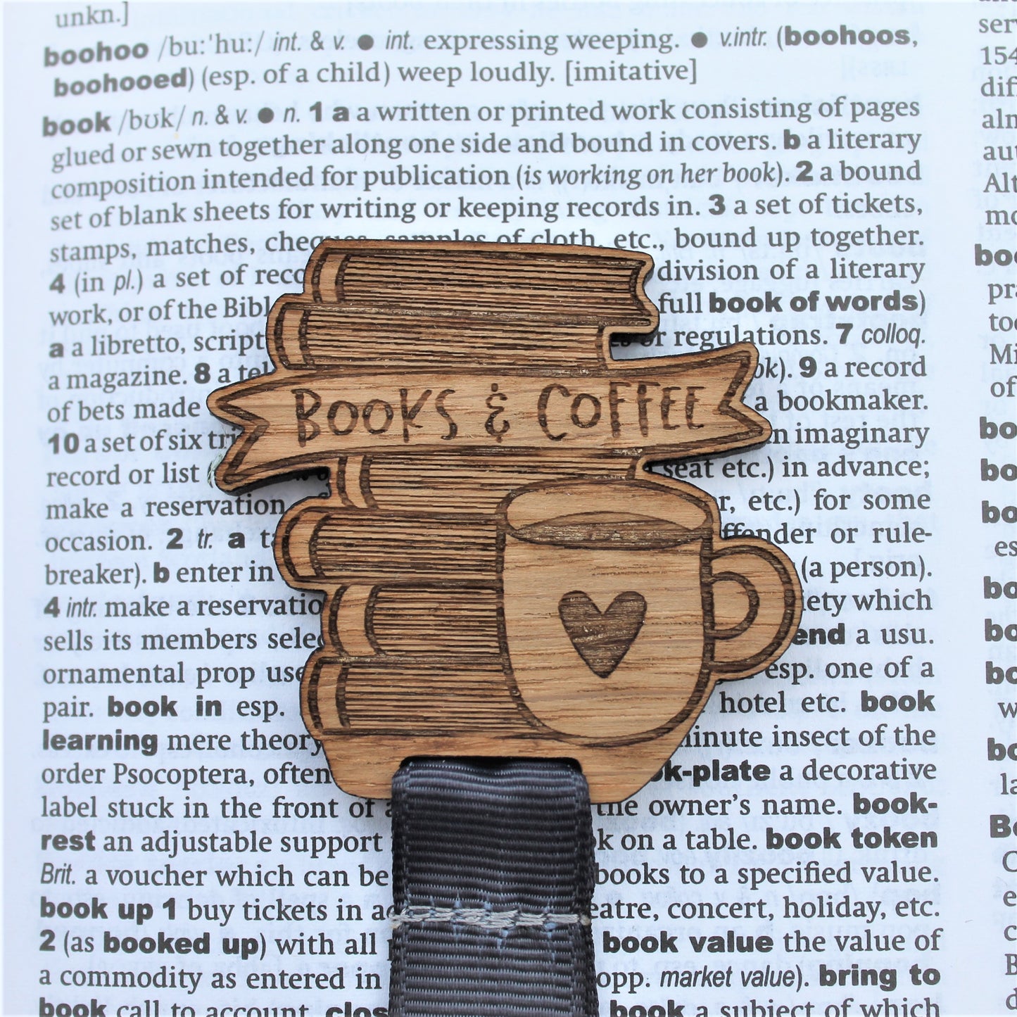 Books and Coffee Bookmark
