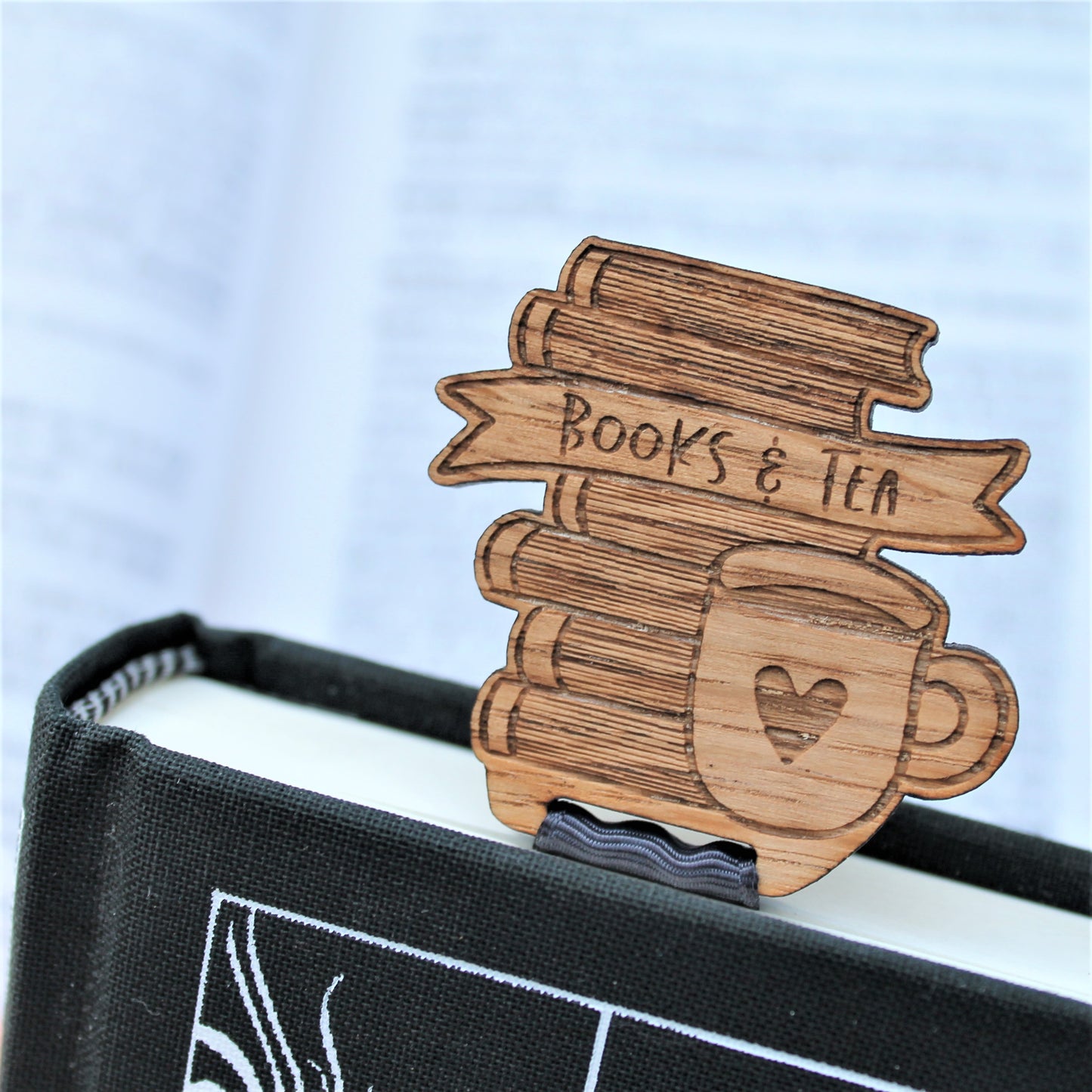 Books and Tea Bookmark