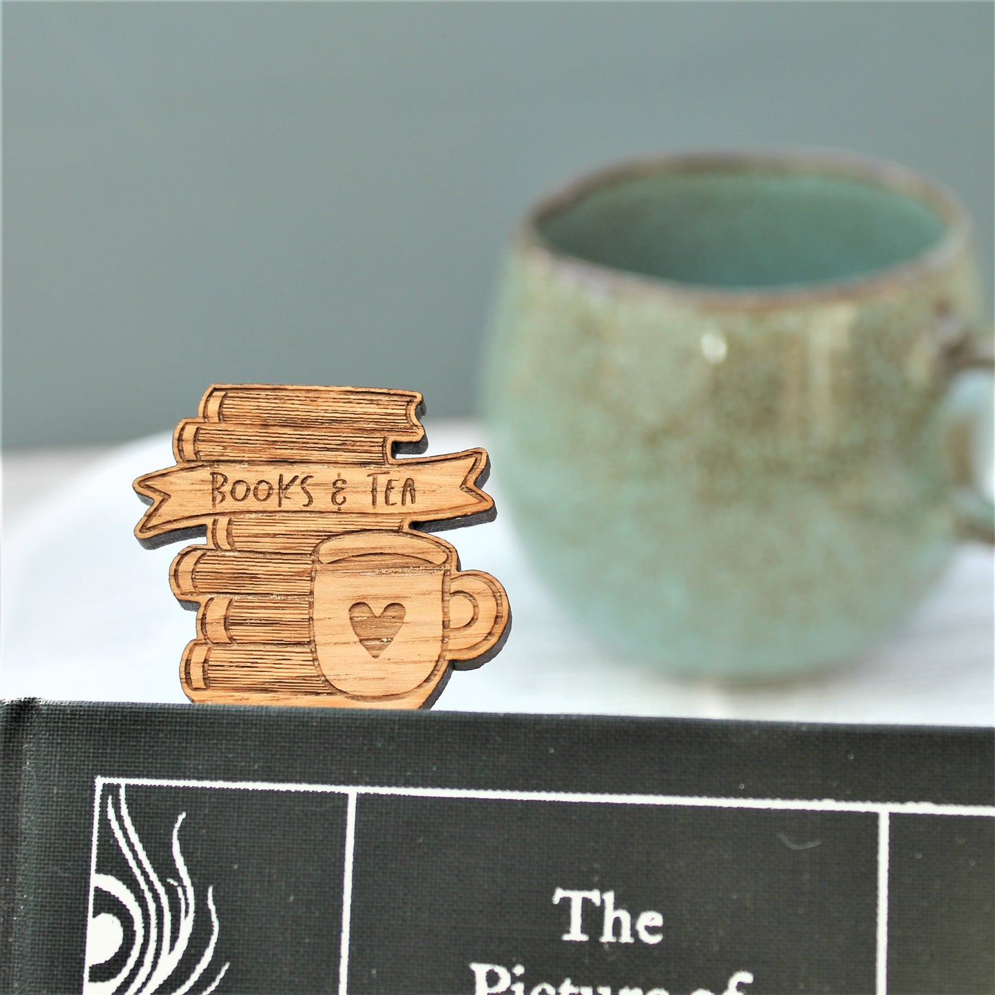 Books and Tea Bookmark