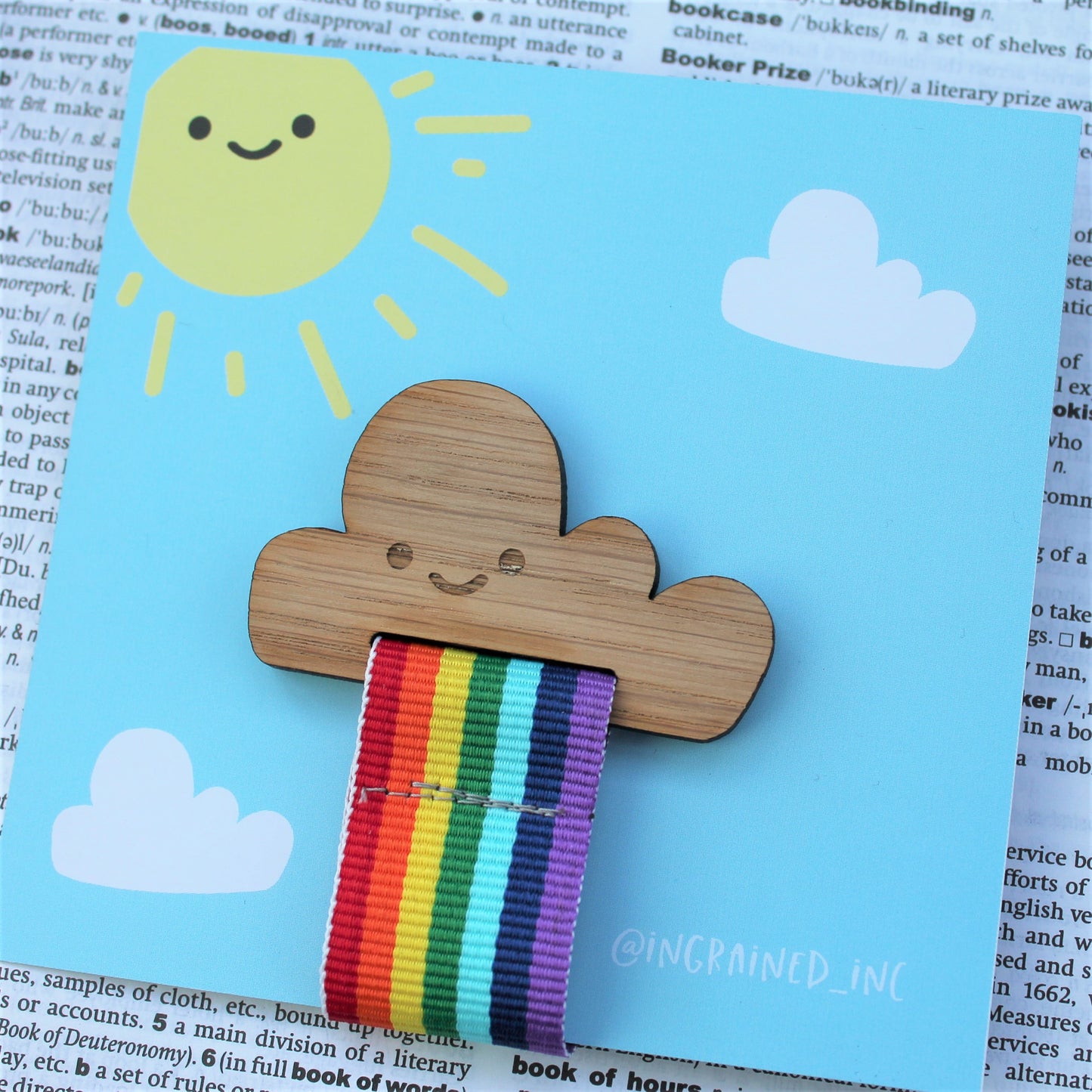 Rainbow Cloud Bookmark