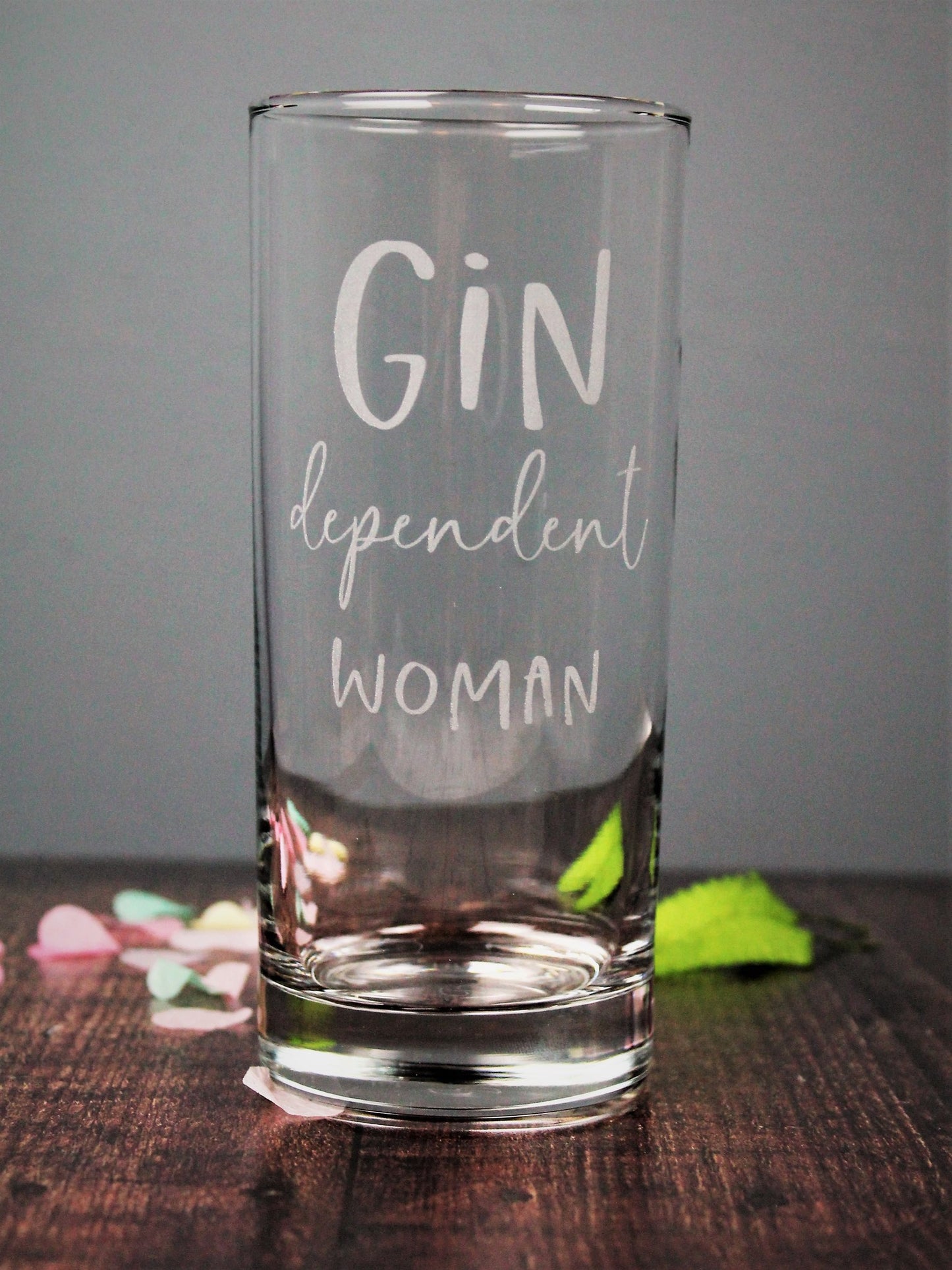 Gin glass for her ideal birthday gift for woman 60th birthday 