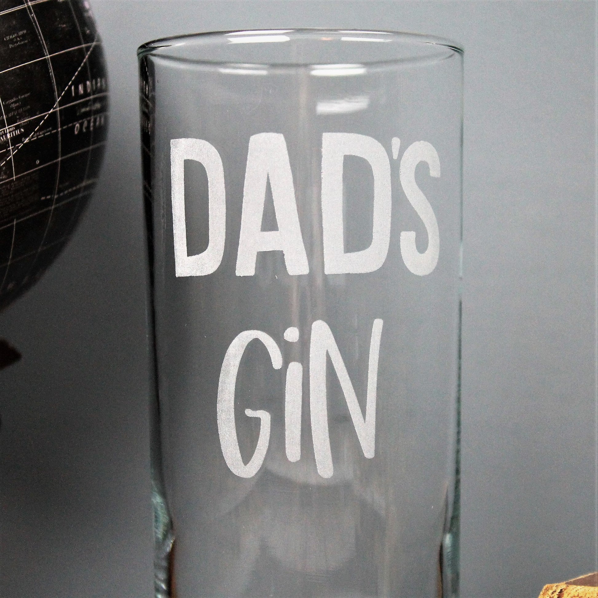 Dad's gin glass 40th birthday gift for gin lover 