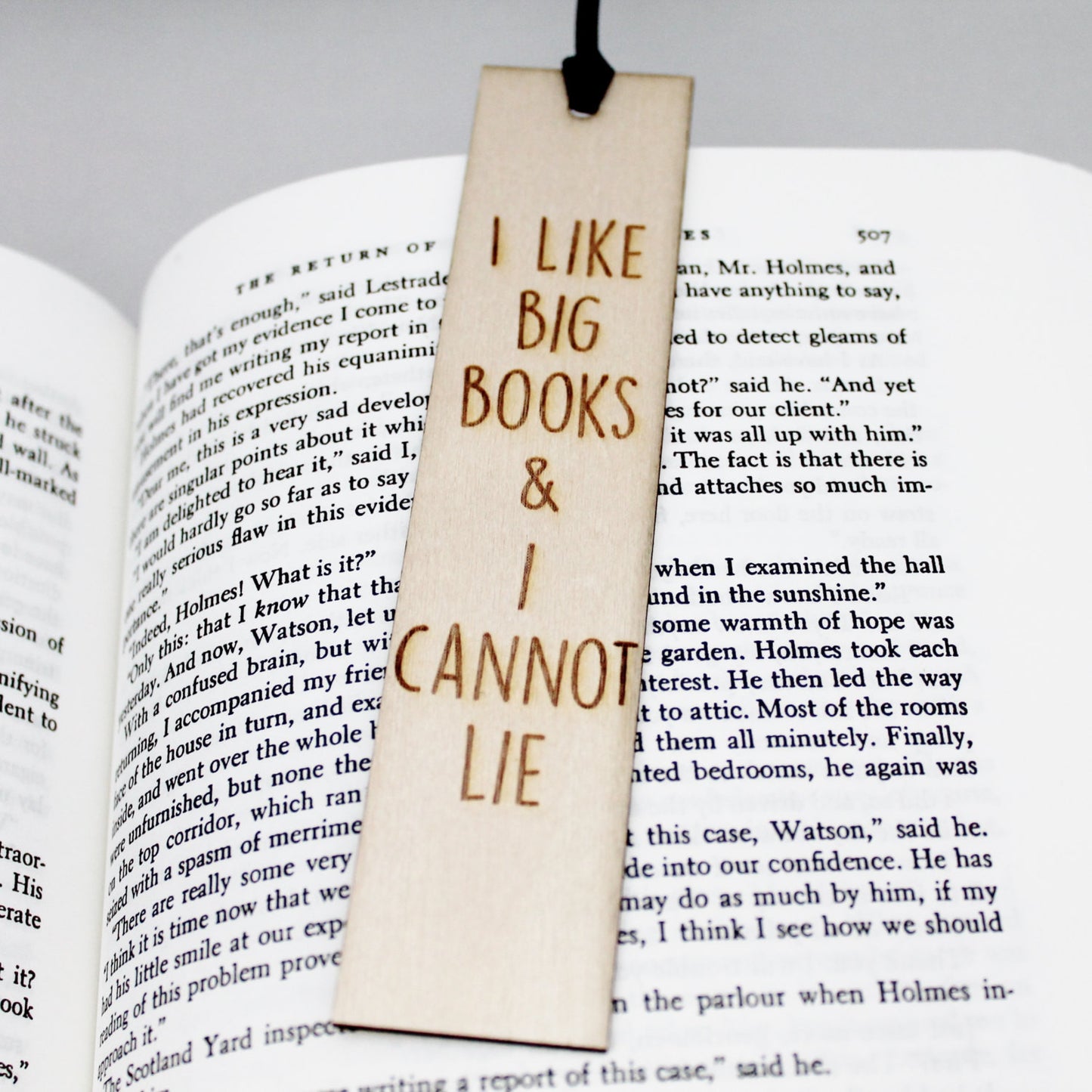 I Like Big Books and I Cannot Lie Funny Bookmark